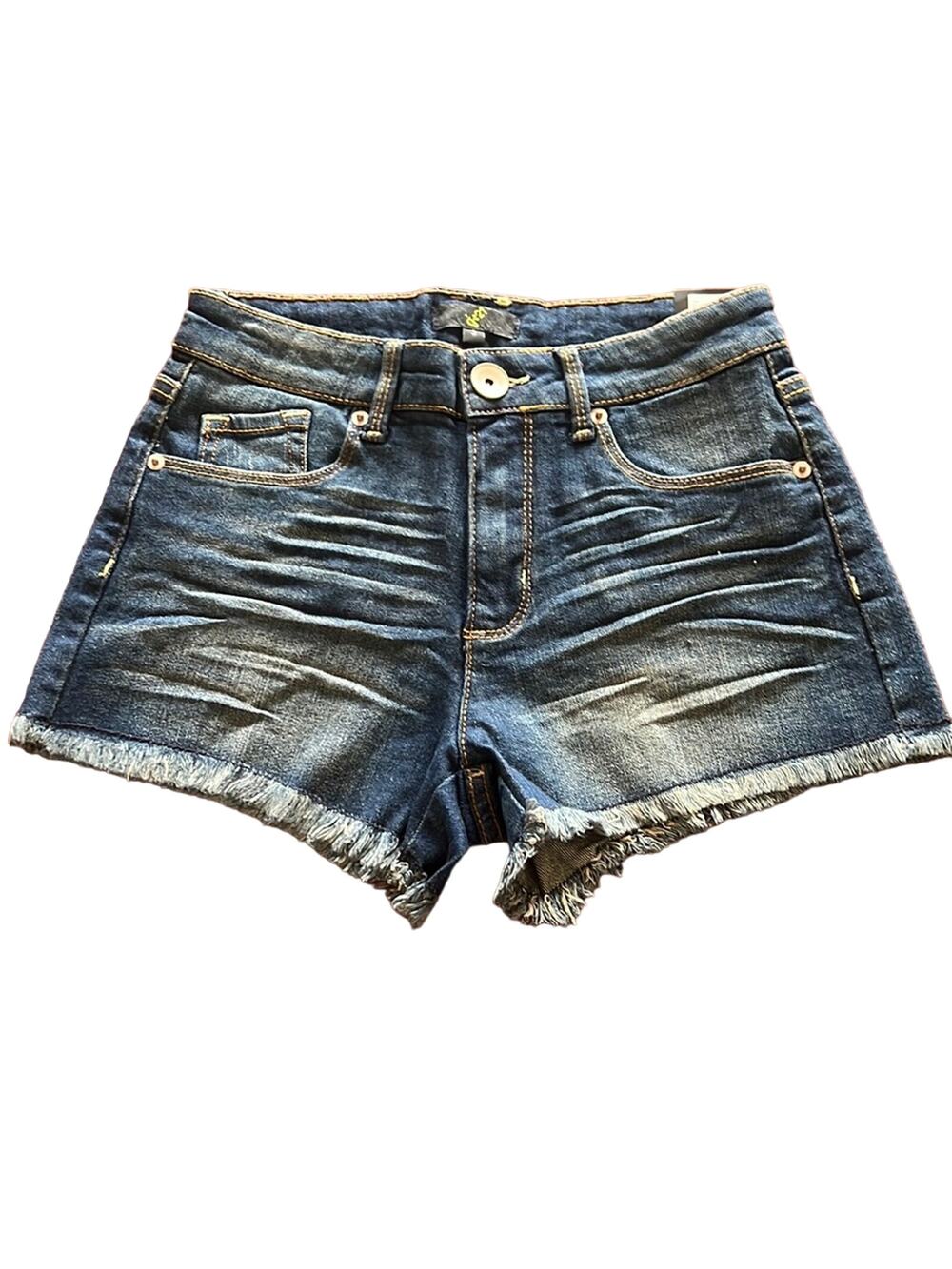 G:21 Juniors Size 3 Blue Stretch Denim Jeans Shorts NWT